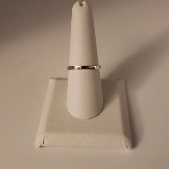 Ocean Wave Ring 925 Sterling Silver Size 8 Crest Cresting Surf Beach Minimalist - Picture 4 of 8